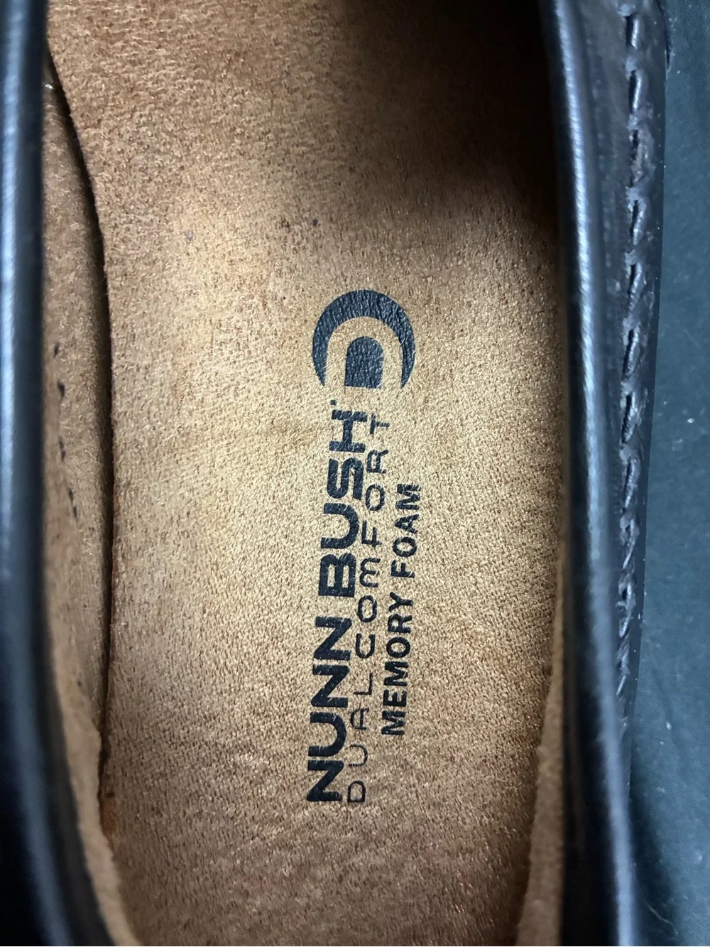 Nunn Bush Black Woven Tassel Loafers Memory Foam